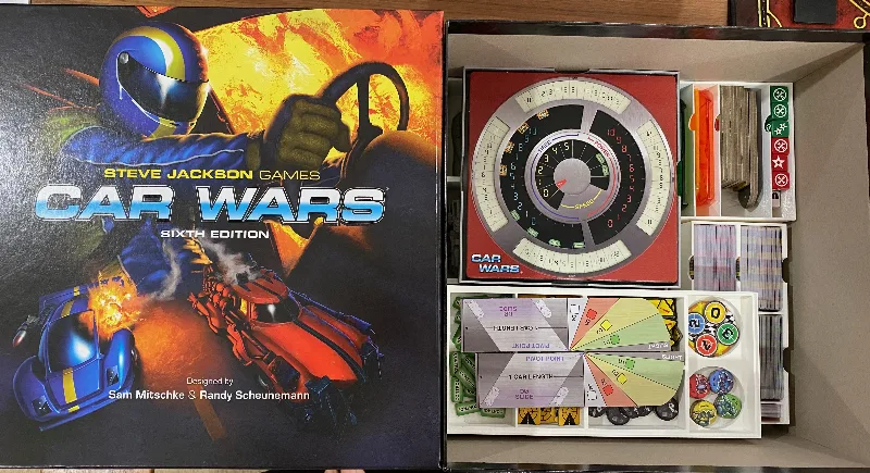 Car Wars 6th Ed game organizer