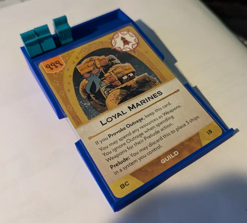Arcs Court Card and Meeple Holder