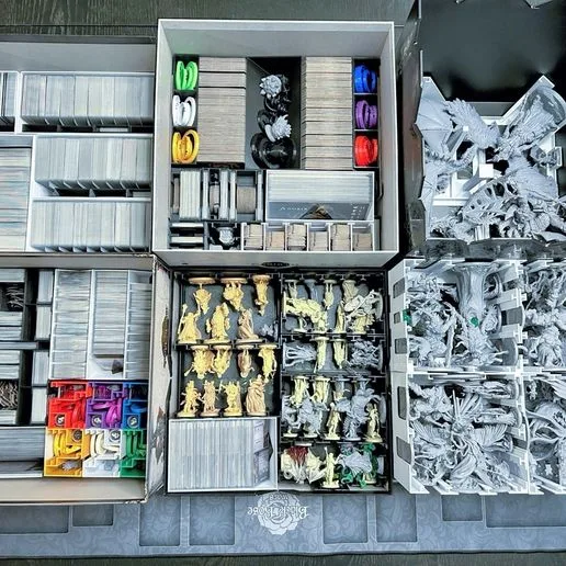 Black Rose Wars + Rebirth Insert/Organizer for Everything in 3 Boxes - Sleeved