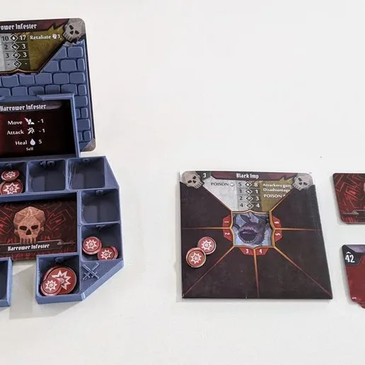 Gloomhaven Monster Stats and Damage Holder - ring