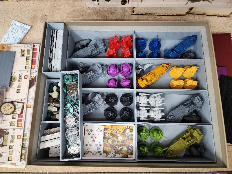 Insert for Scythe board game plus expansions