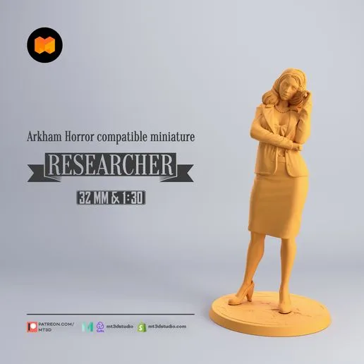 Researcher - Arkham Horror compatible