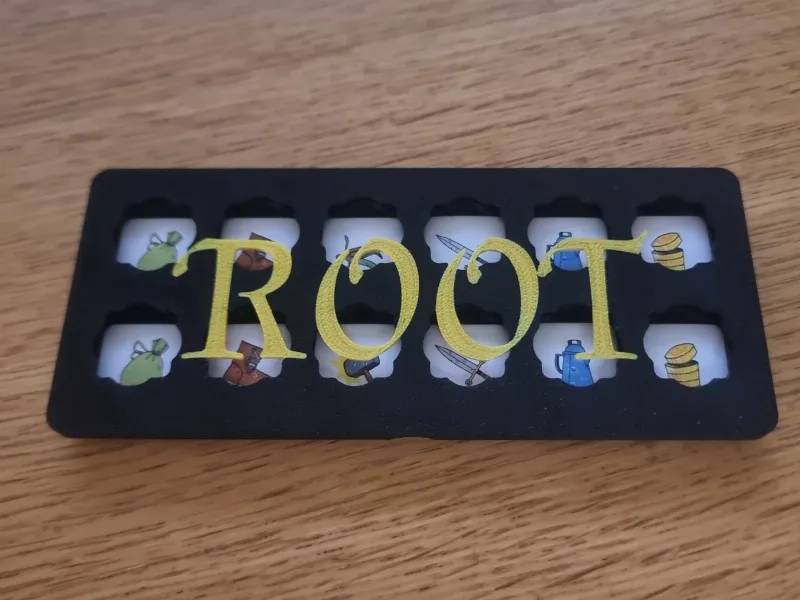 Root Crafted Items tray