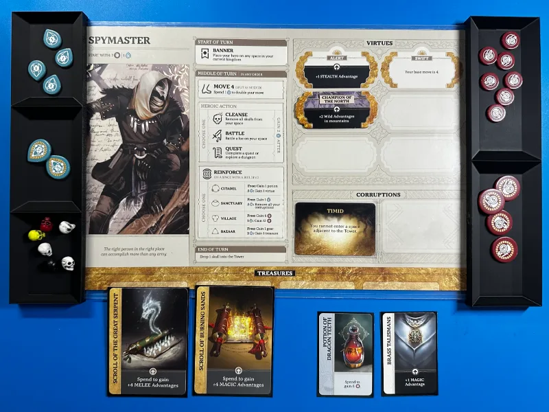 Return To Dark Tower Player Card Trays