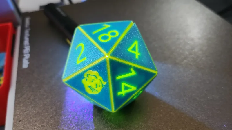 Fallout - D20 (Flat Fold)