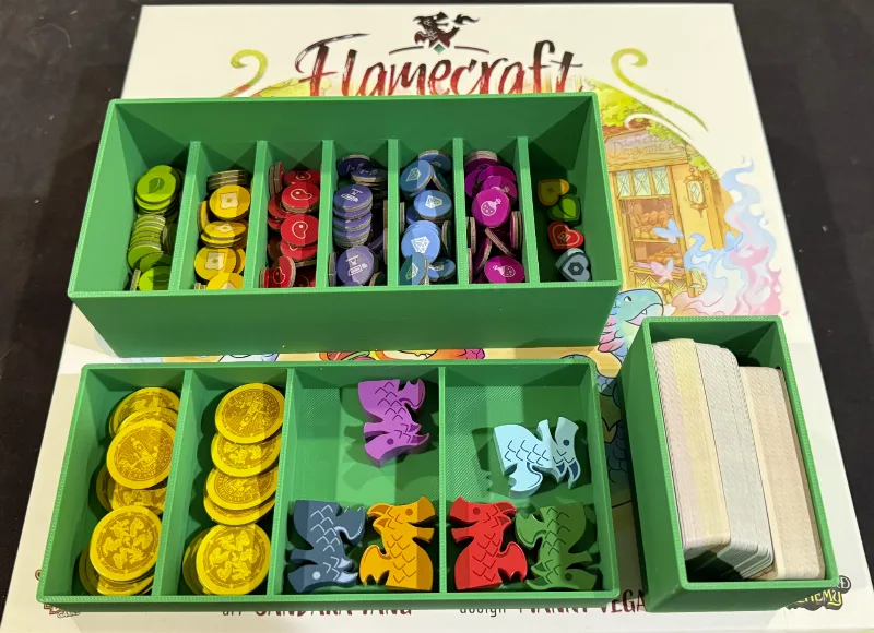 Flamecraft Board Game Organizer