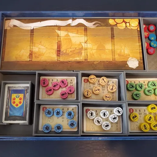Medici (Grail Games 2016 Edition) Board Game Insert