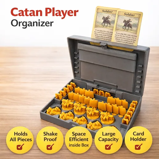 Catan Player Organizer with Boats