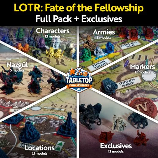 LOTR: Fate of the Fellowship - Mega Pack – Full Collection (71 Models)