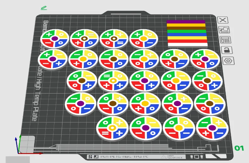 Earthborne Rangers Challenge Tokens (multicolor) - 3MF file