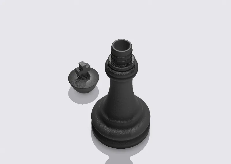 Chess Piece (King) Bottle.