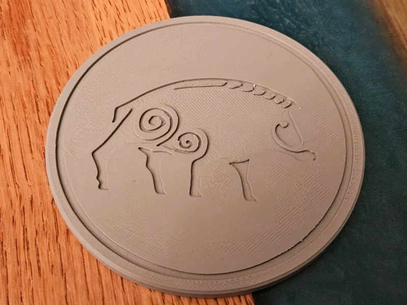 Clan Albion Scythe Coaster