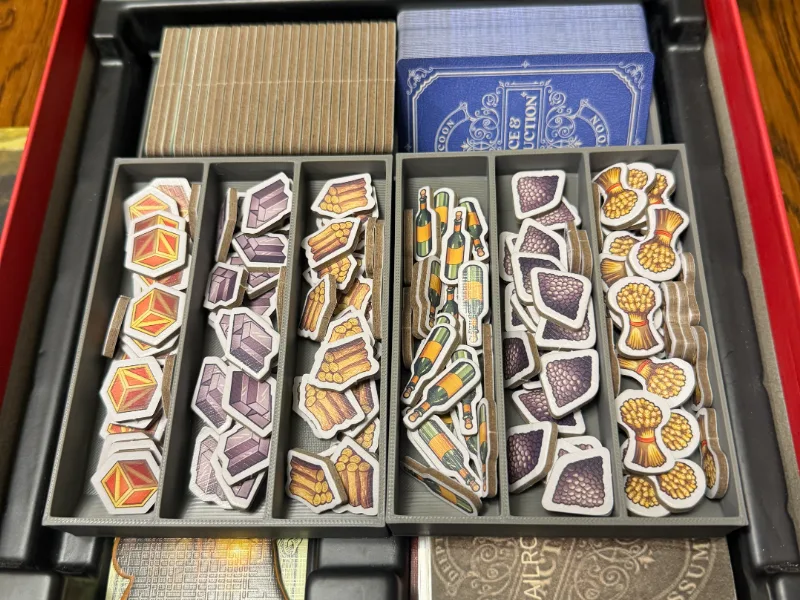 Raccoon Tycoon Board Game Insert