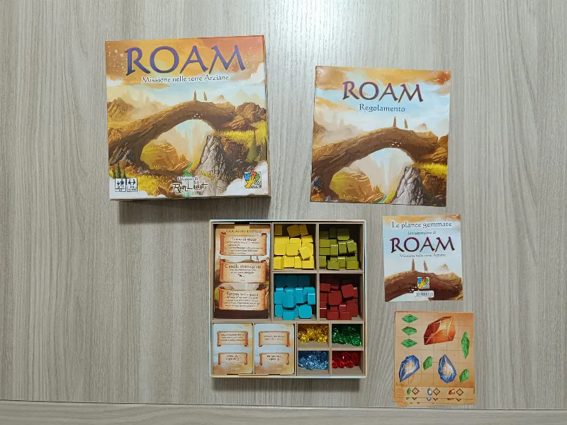 Roam Boardgame Insert (Square Box) + mini expans.