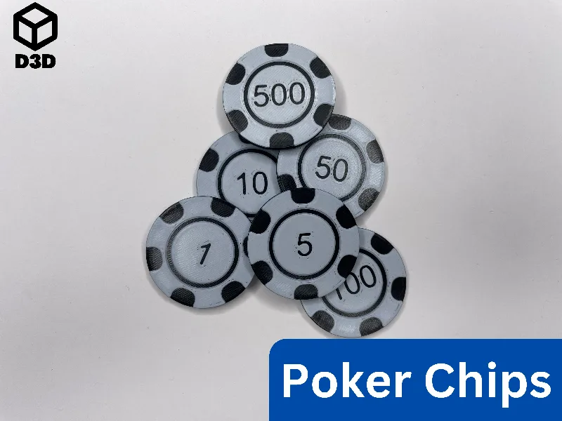 Poker Chips (Numbered)