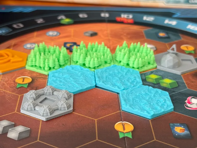 [Remix] Terraforming Mars Dice Game: 3D tiles