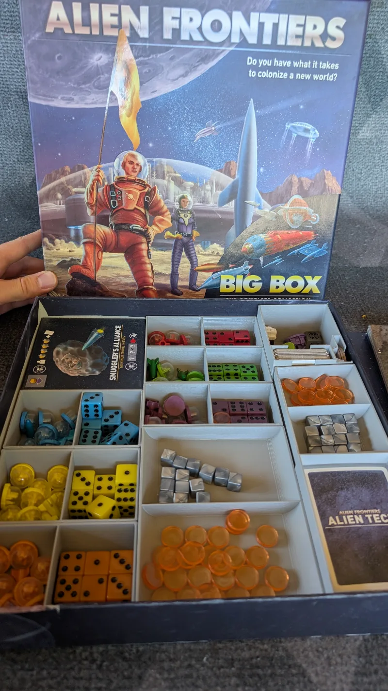 Alien Frontiers Big Box Thin Insert
