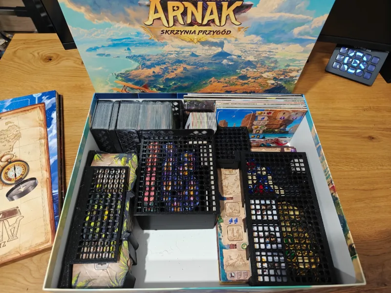 Lost Ruins Of Arnak Adventure Chest Board Game ALL