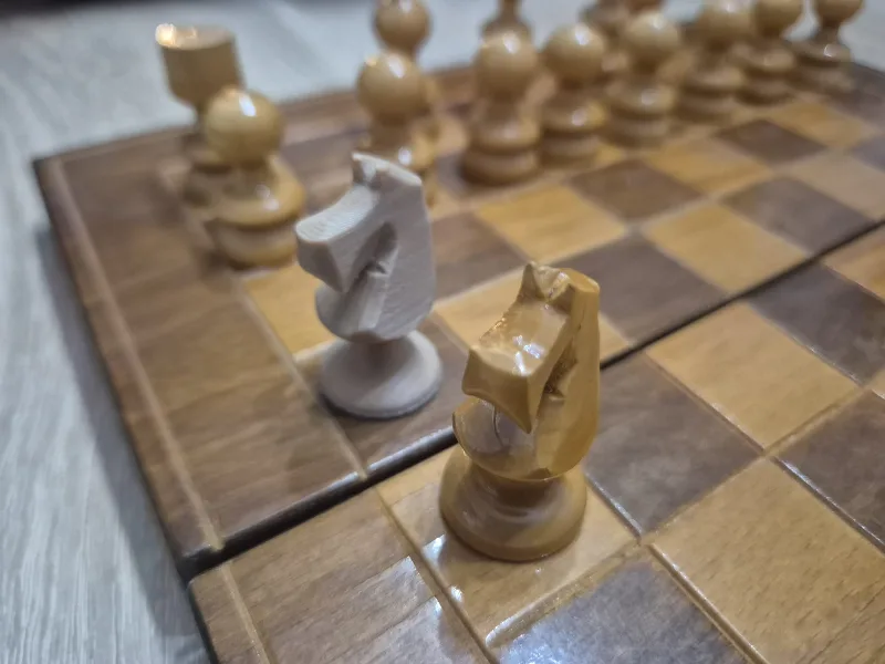 Classic Wooden Chess Set – Fully 3D Printable 