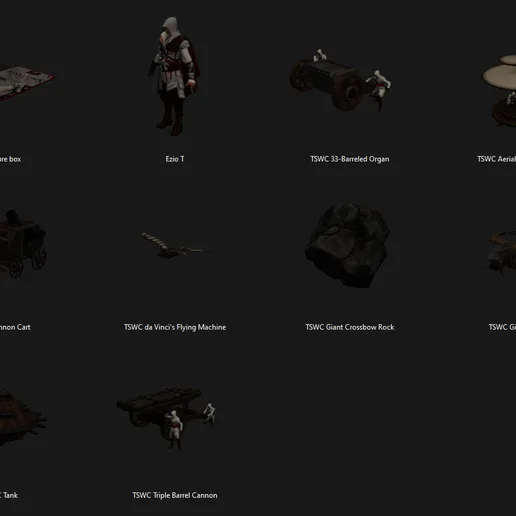 Toy Soldiers War Chest Models [ALL ARMYS OF GAME].