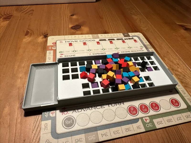 Age of Steam Deluxe Edition Production Cube Sorter