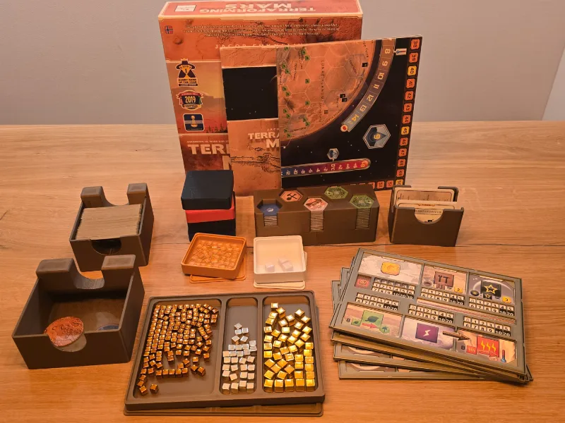 Terraforming mars inserts (base + player boards)