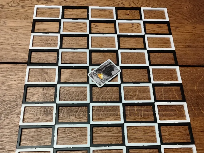 Saboteur card game playing field