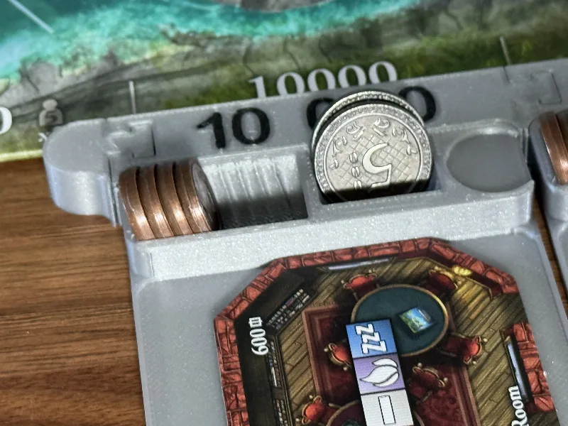 Castles of Mad King Ludwig Auction Tray for Kickstarter extras