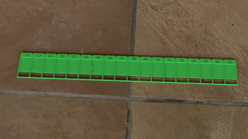 Heckmeck/Pickomino Tile Track