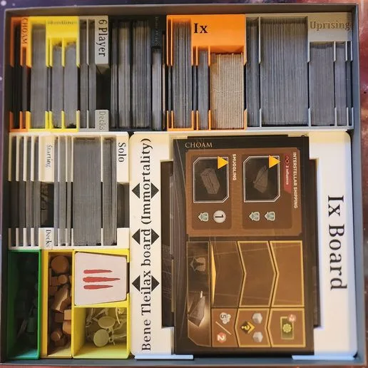 Insert for Dune Imperium Uprising + 3 expansions