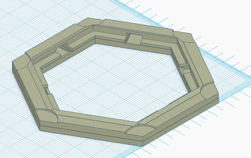 Catan v2 Base: Flat 3x6mm magnets