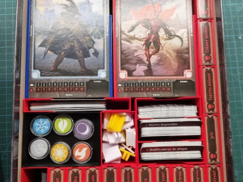 Gloomhaven Jaws of the Lion organizer insert