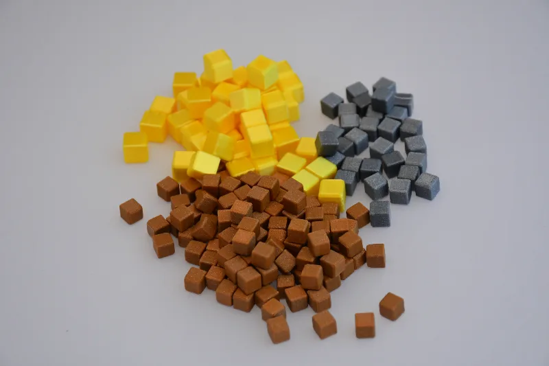 Cubes terraforming Mars