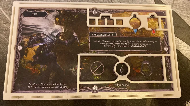 Oathsworn: Into the Deepwood - Playerboard - Cut in two for Prusa MINI