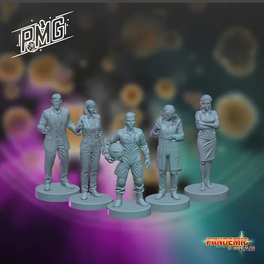 Pandemic In the Lab Characters Bundle