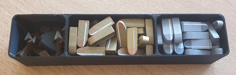 Bang the Dice Game and Expansions Organizer (Wooden Component remix)