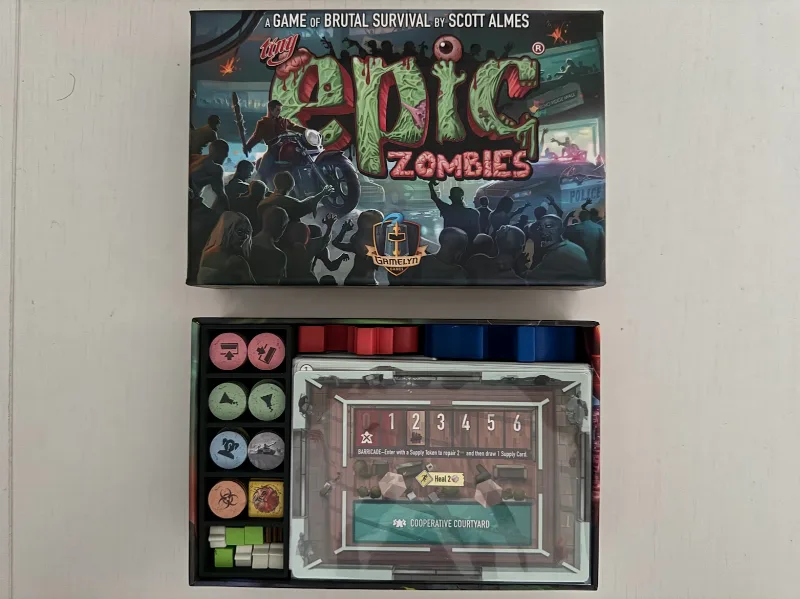 Tiny Epic Zombies Insert - Sleeves/expansion