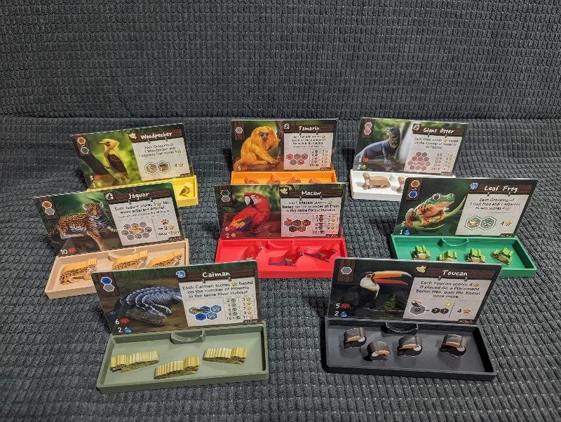 Life of the Amazonia | Animal trays/card stands