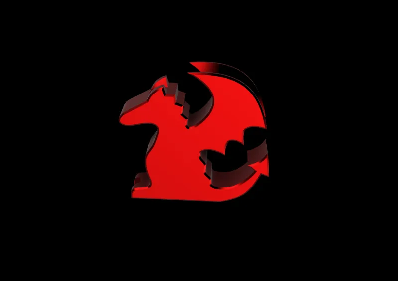 Dragon Game Token or Catan Robber