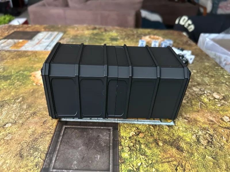 Sci-fi container. 3x3 inches for Halo Flashpoint
