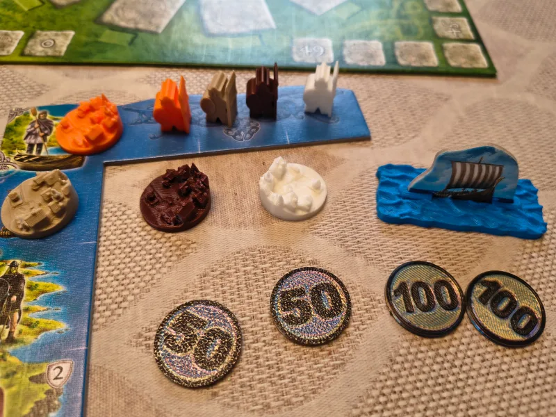Insert and Figures for the board game "Vikings"