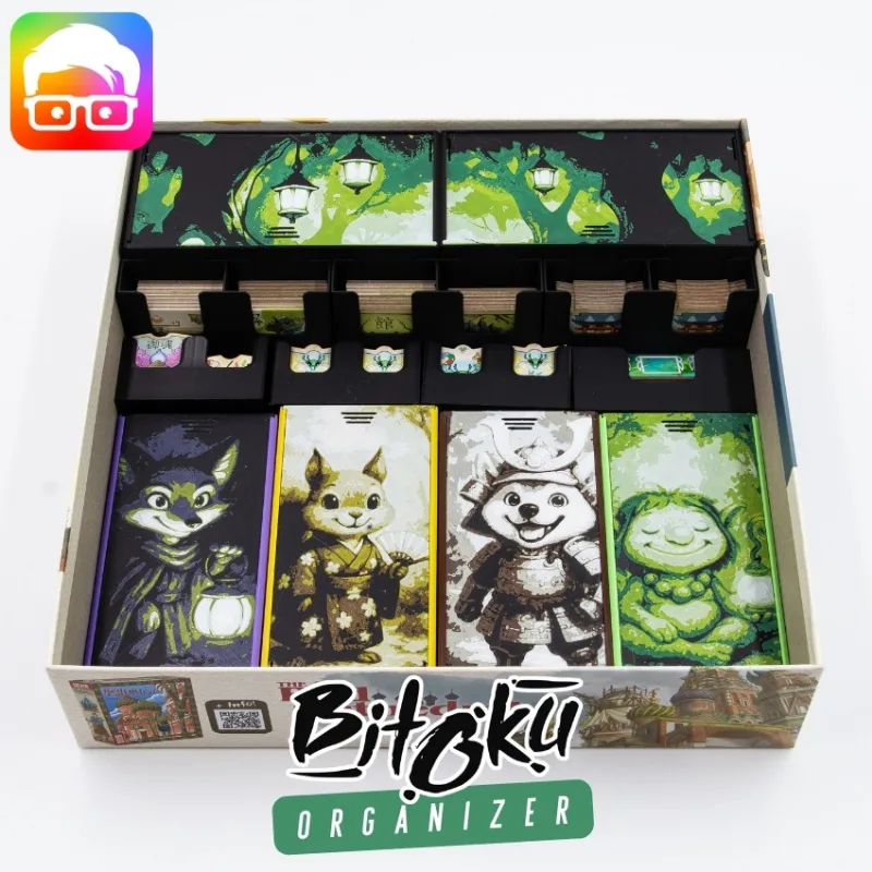 Bitoku board game organizer by @ammedia3d [tabletop board game inserts sku: BITOKU001]