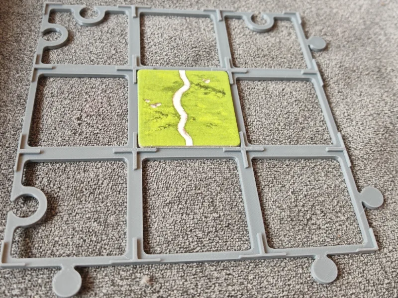 3x3 Tiles Grid for Karak/Carcassonne optimized