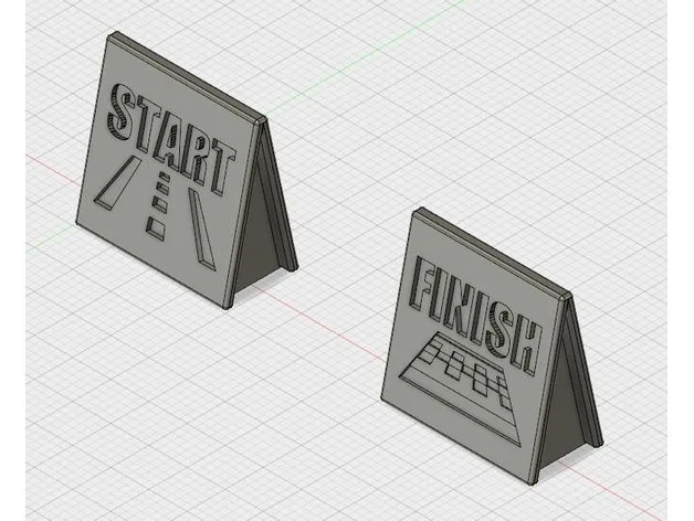 Rallyman Start and Finish Markers