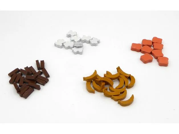 Tokens for Robinson Crusoe Board Game