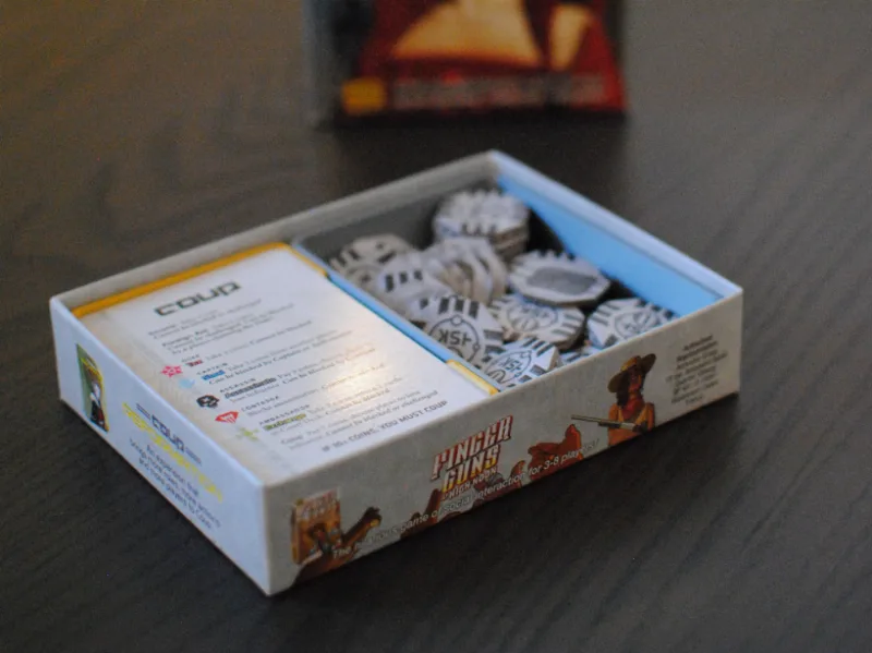 Inserts for Coup Card Game + Reformation Expansion