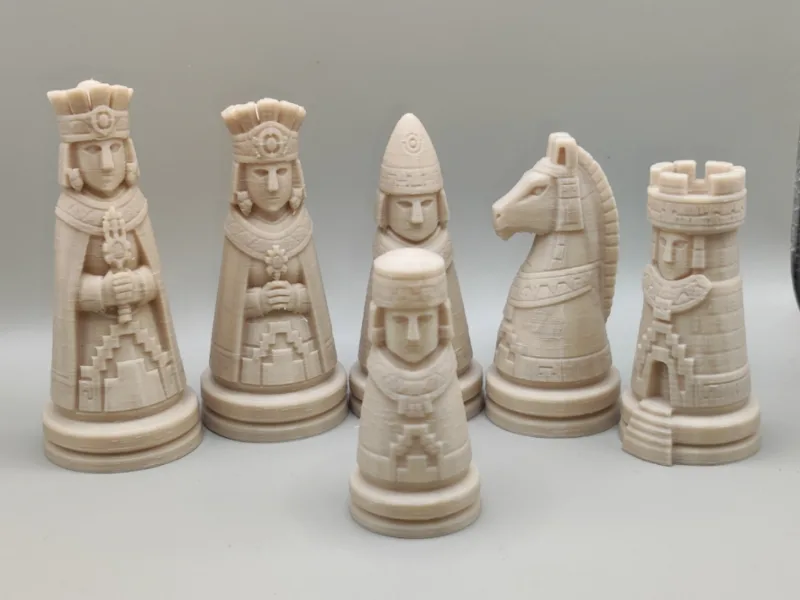 Inca Empire Chess Set