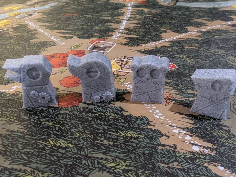 Root Clockwork Expansion 2 Meeples