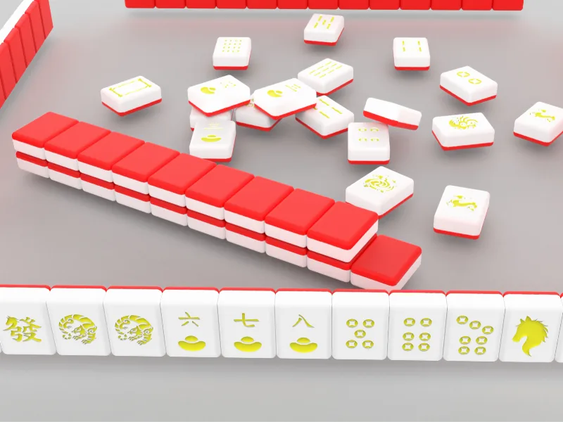 Prosperous Year of the Horse New Year Mahjong