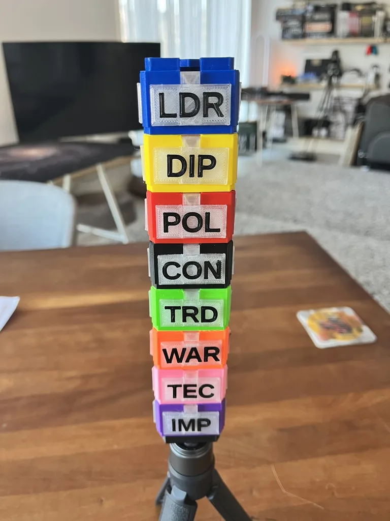 Twilight Imperium 4th edition Mini Turn Tracker Totem
